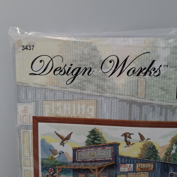 Design Works‎ Bait and Tackle Counted Cross Stitch Kit No. 3437 Truck Geese